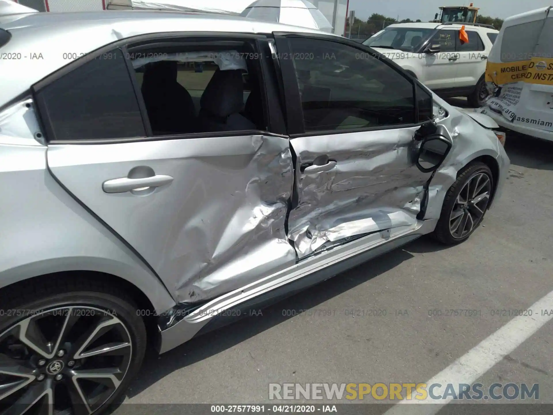 6 Photograph of a damaged car JTDS4RCE3LJ025126 TOYOTA COROLLA 2020