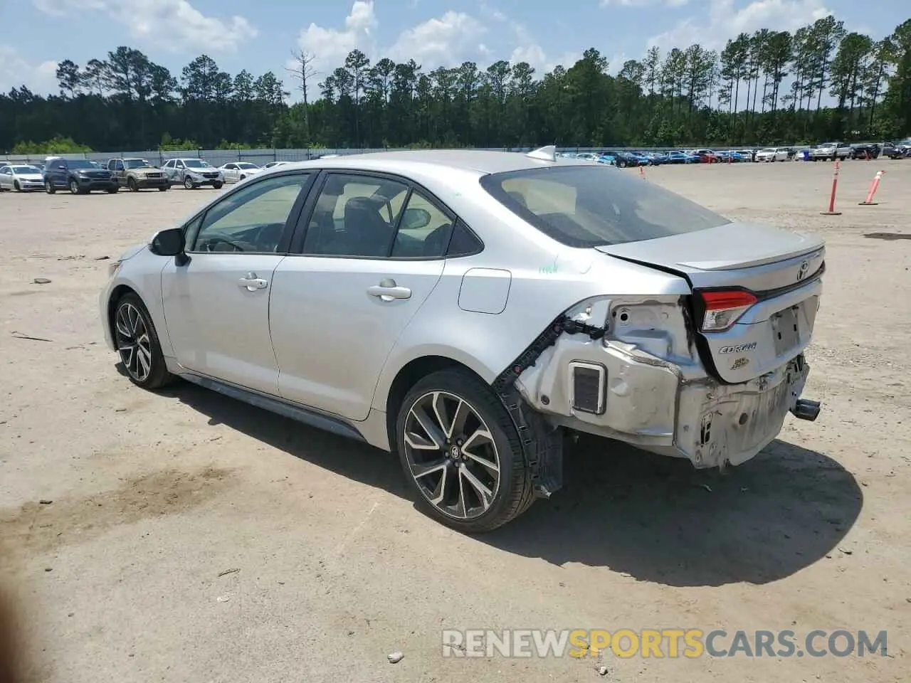2 Photograph of a damaged car JTDS4RCE3LJ029015 TOYOTA COROLLA 2020