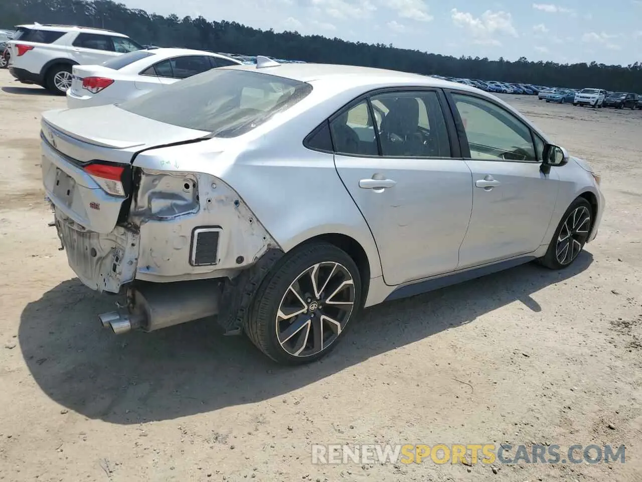3 Photograph of a damaged car JTDS4RCE3LJ029015 TOYOTA COROLLA 2020