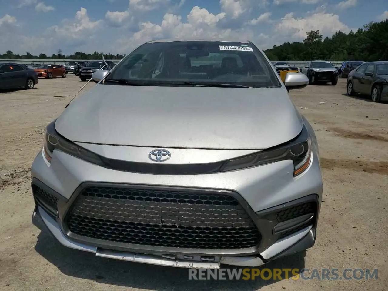 5 Photograph of a damaged car JTDS4RCE3LJ029015 TOYOTA COROLLA 2020