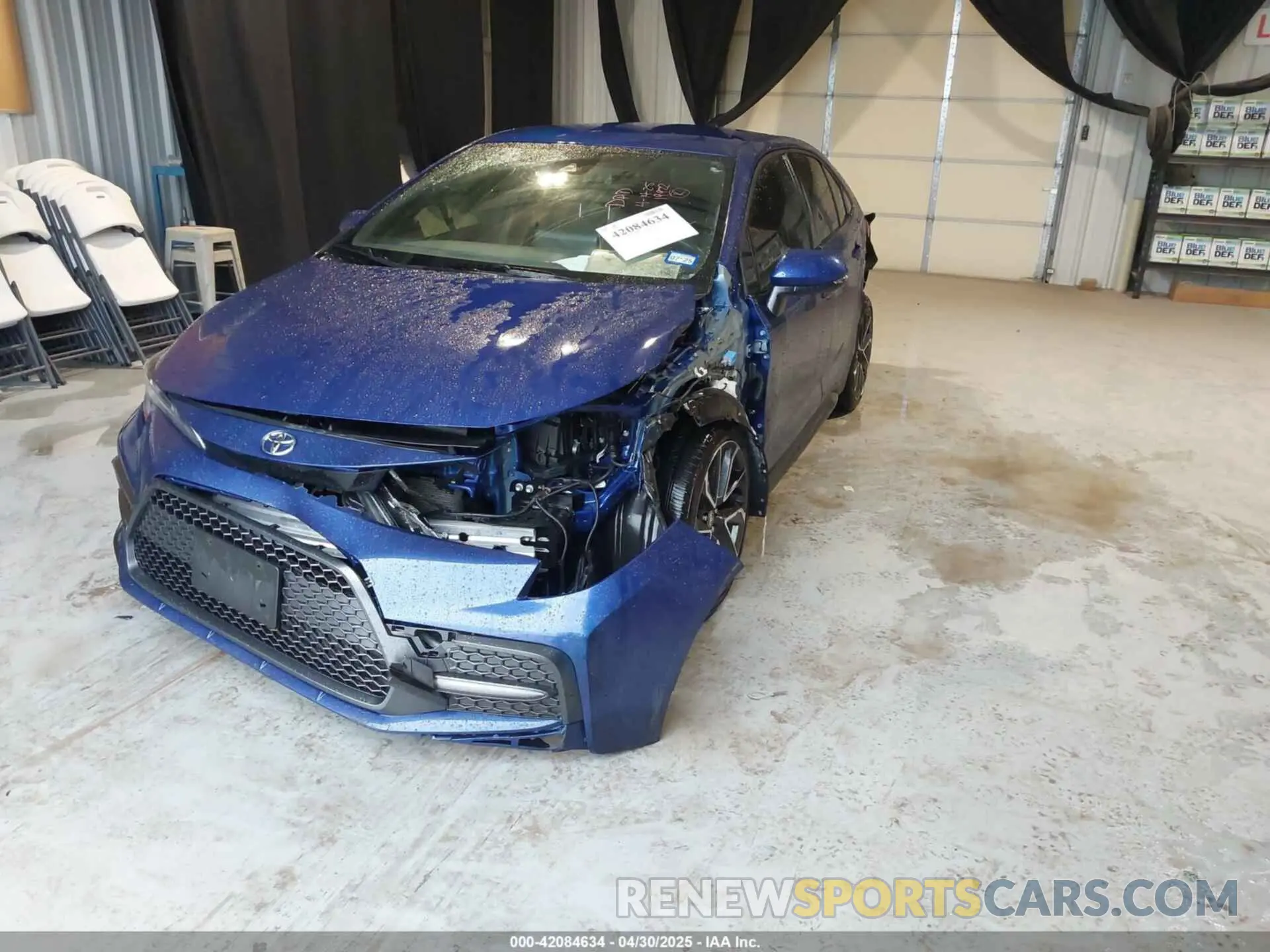 2 Photograph of a damaged car JTDS4RCE3LJ031332 TOYOTA COROLLA 2020