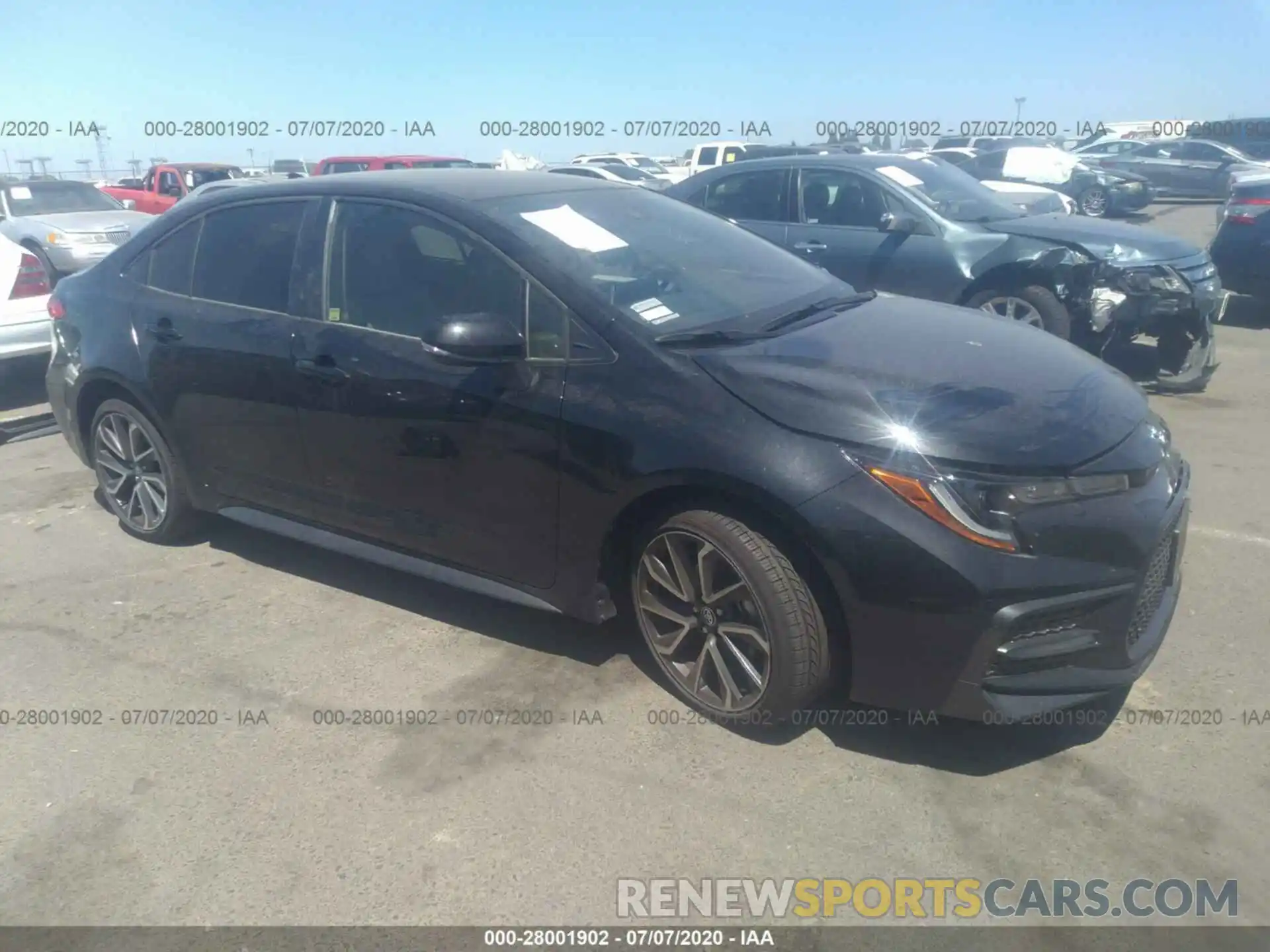 1 Photograph of a damaged car JTDS4RCE3LJ034909 TOYOTA COROLLA 2020