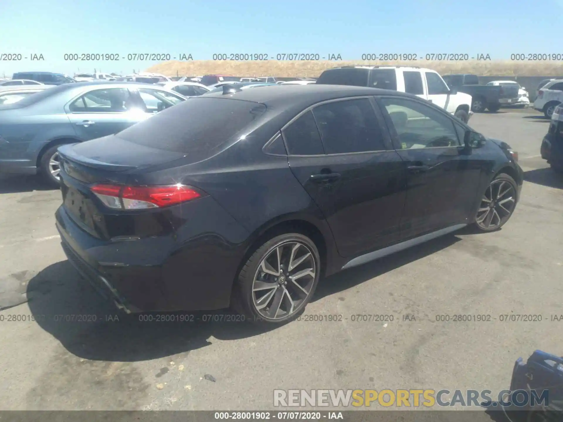 4 Photograph of a damaged car JTDS4RCE3LJ034909 TOYOTA COROLLA 2020