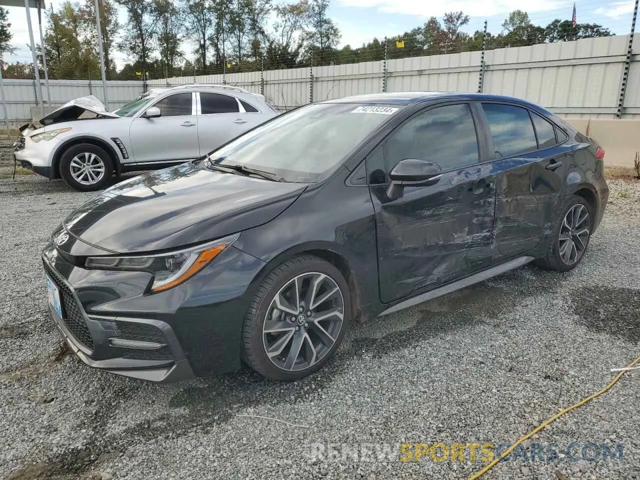 1 Photograph of a damaged car JTDS4RCE3LJ035963 TOYOTA COROLLA 2020