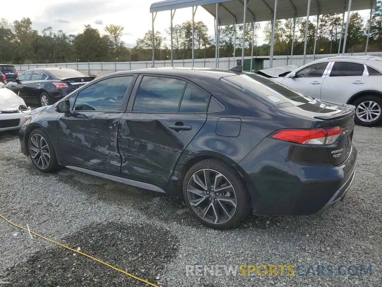 2 Photograph of a damaged car JTDS4RCE3LJ035963 TOYOTA COROLLA 2020