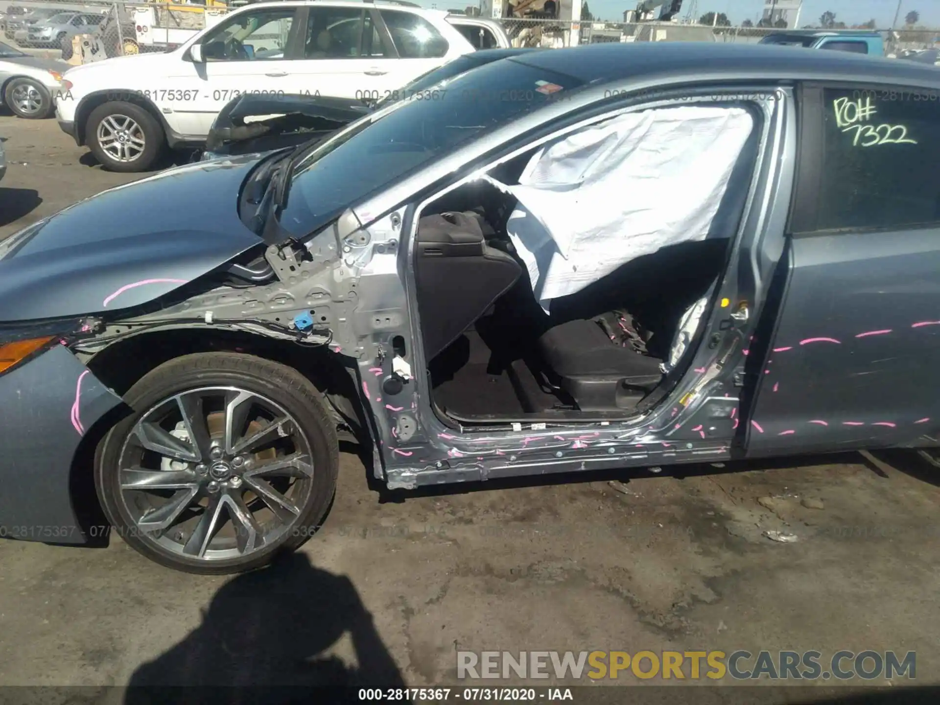 6 Photograph of a damaged car JTDS4RCE3LJ036580 TOYOTA COROLLA 2020