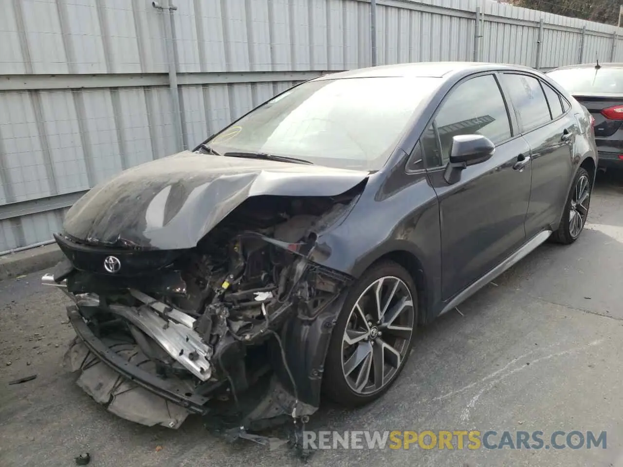 2 Photograph of a damaged car JTDS4RCE3LJ037132 TOYOTA COROLLA 2020