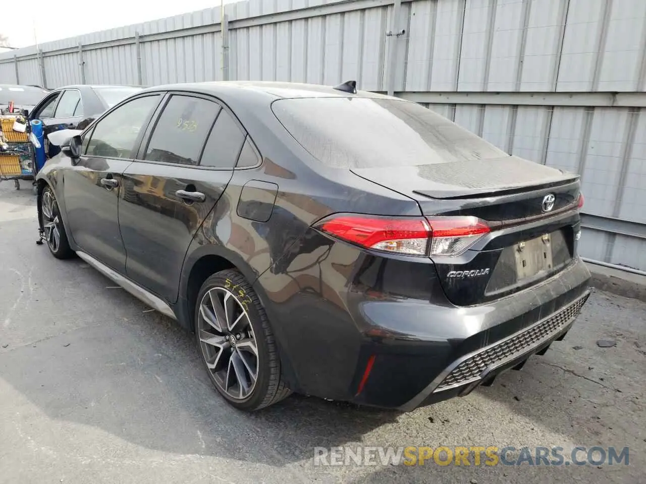 3 Photograph of a damaged car JTDS4RCE3LJ037132 TOYOTA COROLLA 2020