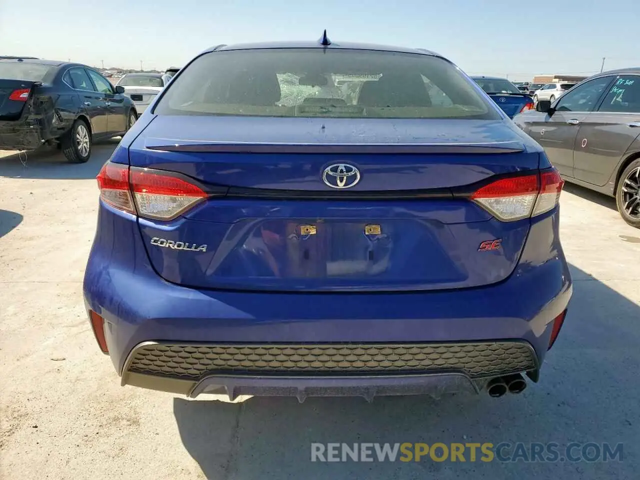 6 Photograph of a damaged car JTDS4RCE3LJ037664 TOYOTA COROLLA 2020