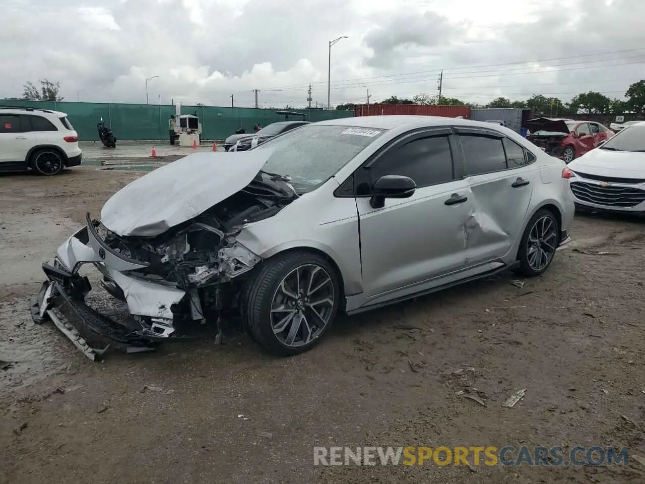 1 Photograph of a damaged car JTDS4RCE3LJ039351 TOYOTA COROLLA 2020