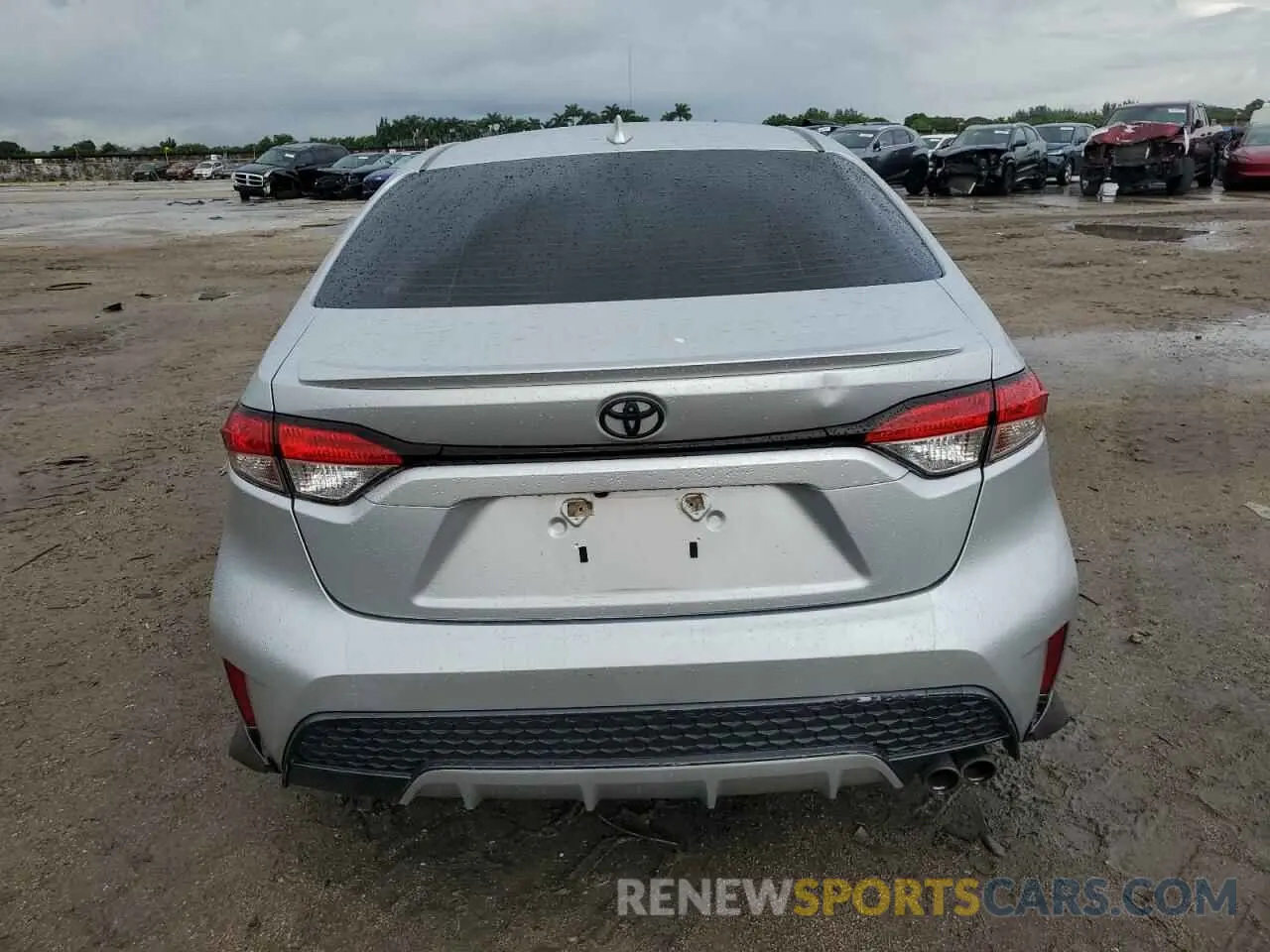 6 Photograph of a damaged car JTDS4RCE3LJ039351 TOYOTA COROLLA 2020