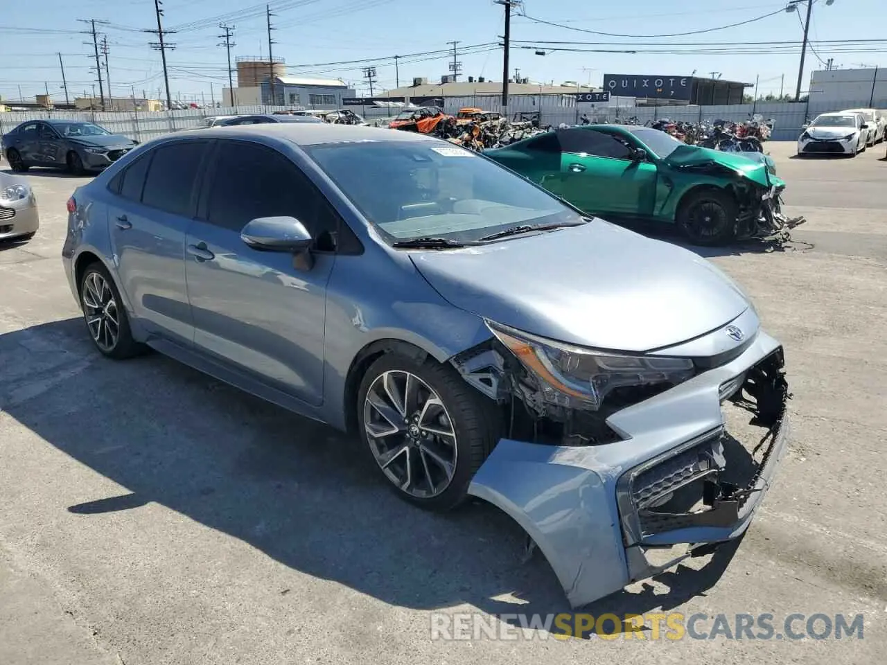 4 Photograph of a damaged car JTDS4RCE3LJ039494 TOYOTA COROLLA 2020