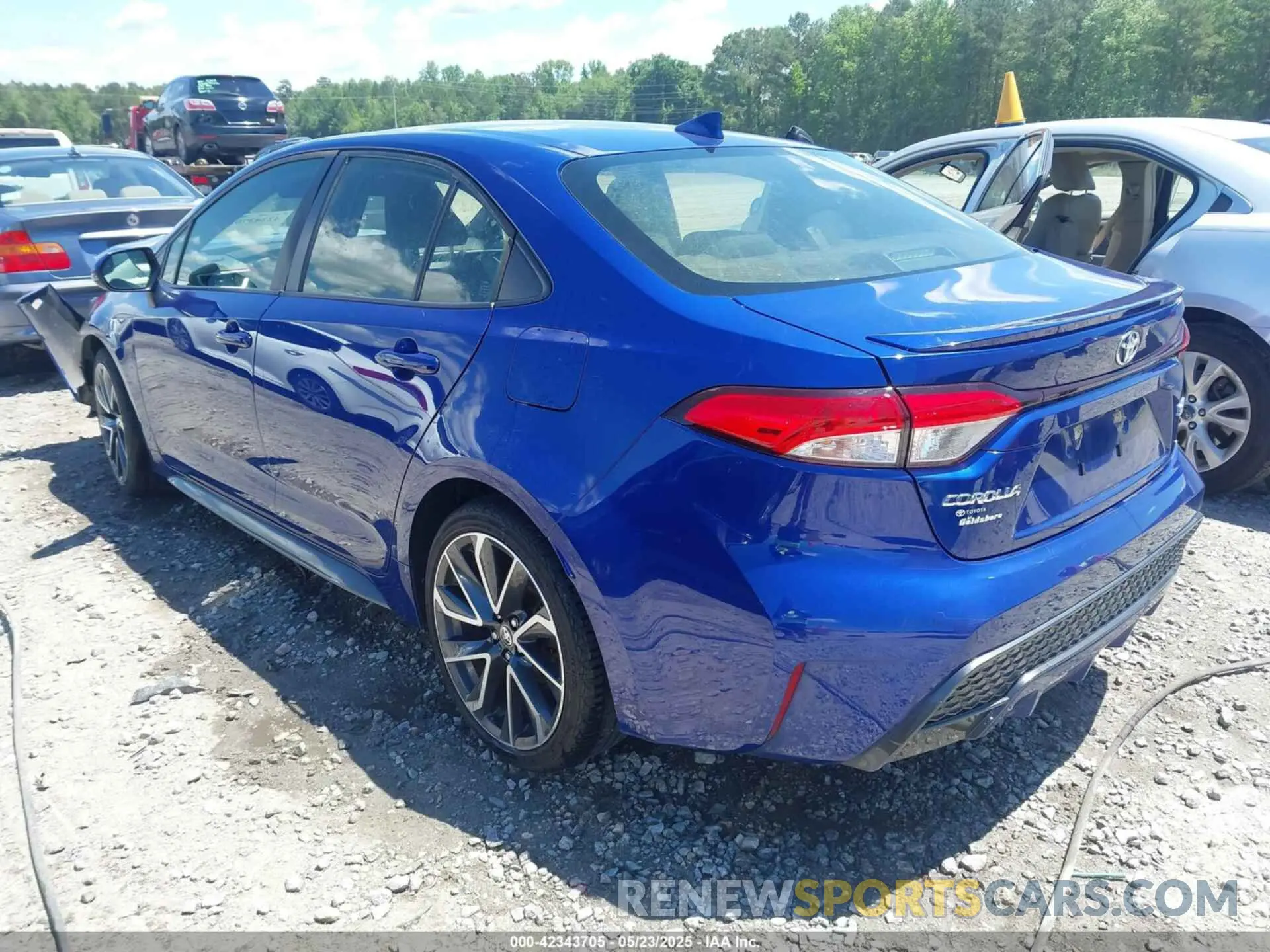 3 Photograph of a damaged car JTDS4RCE3LJ040726 TOYOTA COROLLA 2020