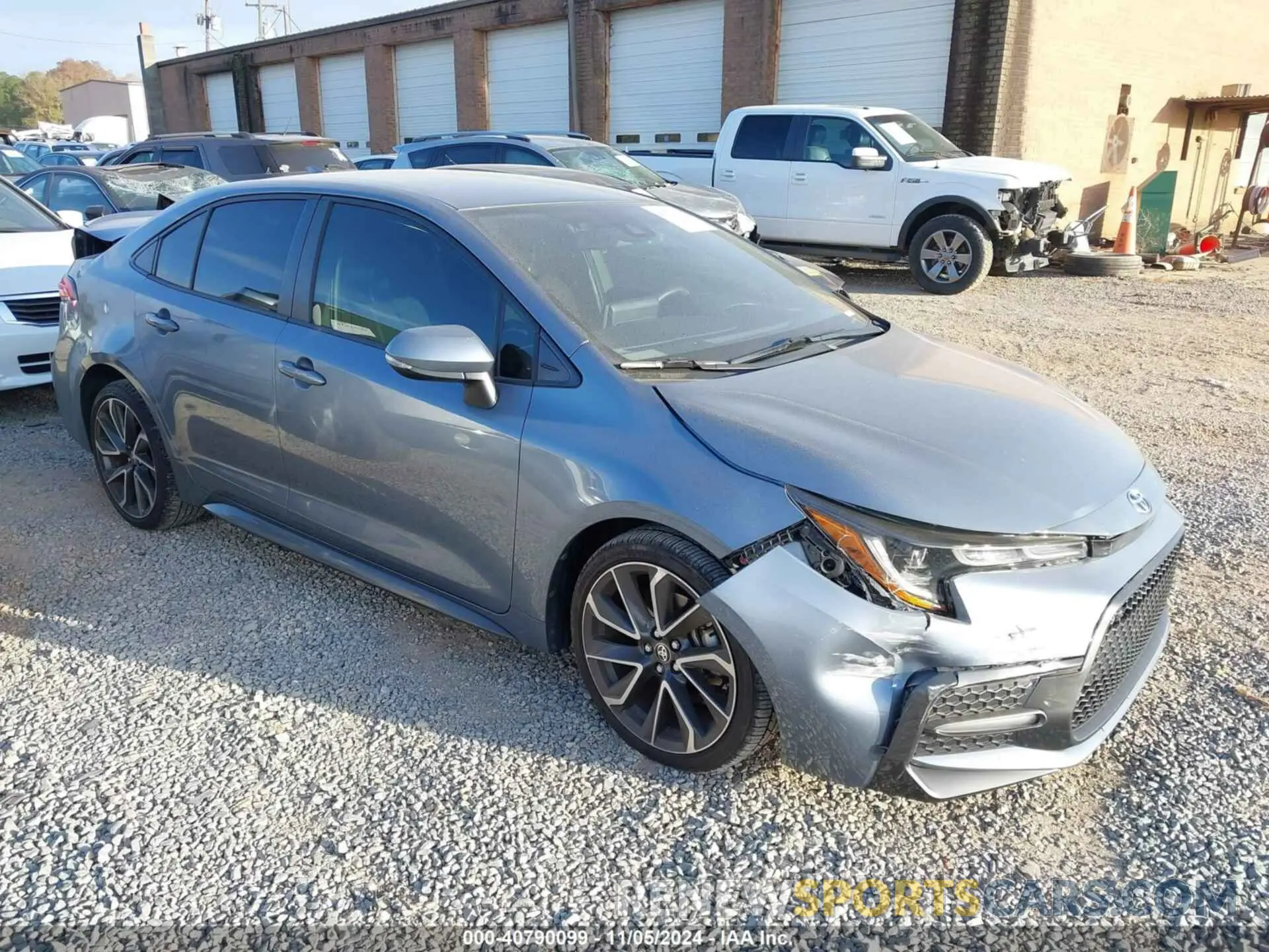 1 Photograph of a damaged car JTDS4RCE3LJ046350 TOYOTA COROLLA 2020