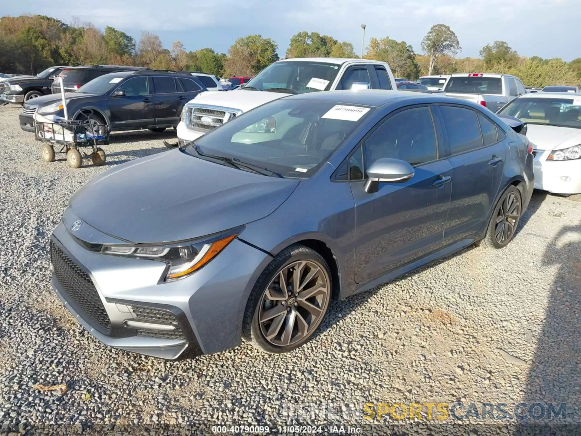 2 Photograph of a damaged car JTDS4RCE3LJ046350 TOYOTA COROLLA 2020