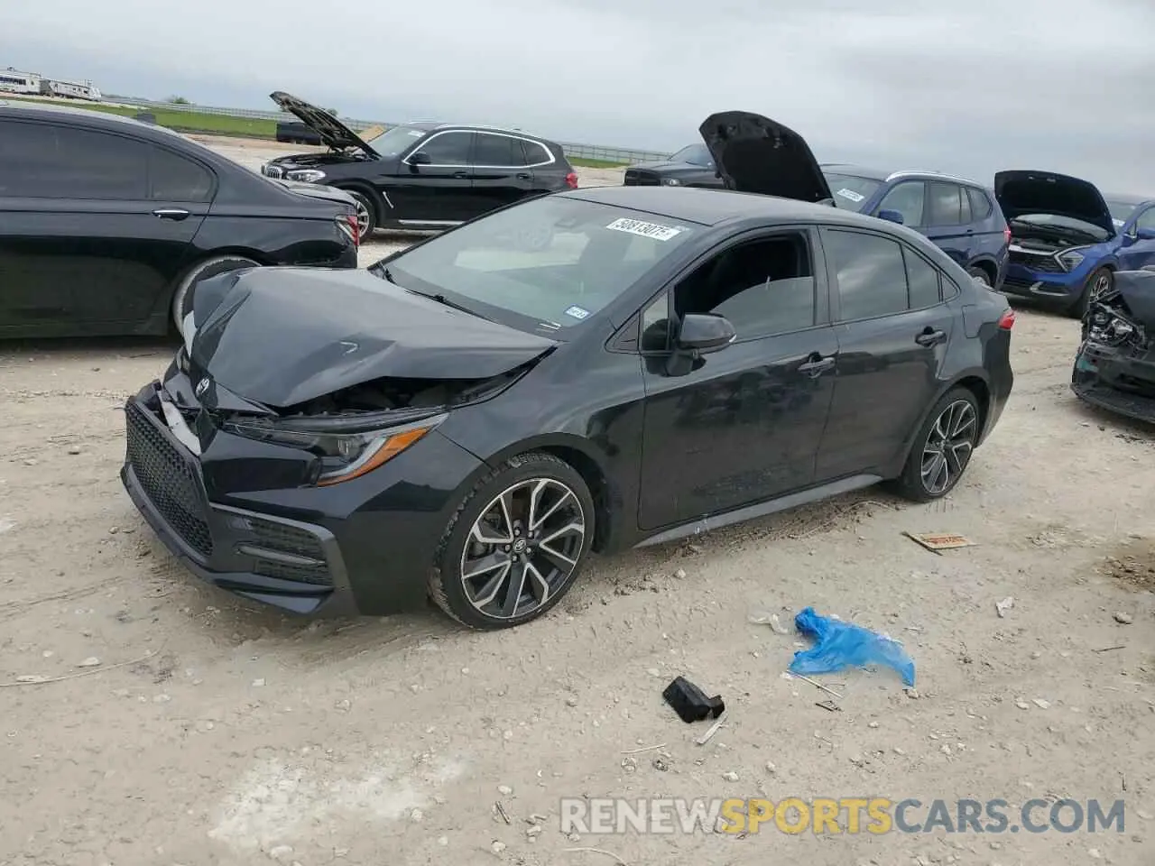 1 Photograph of a damaged car JTDS4RCE4LJ004236 TOYOTA COROLLA 2020