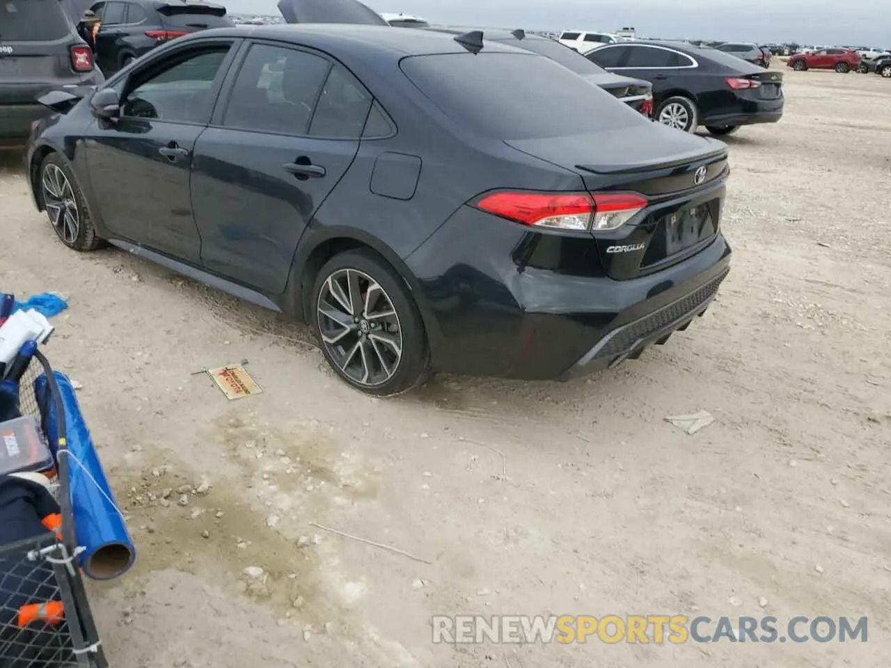 2 Photograph of a damaged car JTDS4RCE4LJ004236 TOYOTA COROLLA 2020