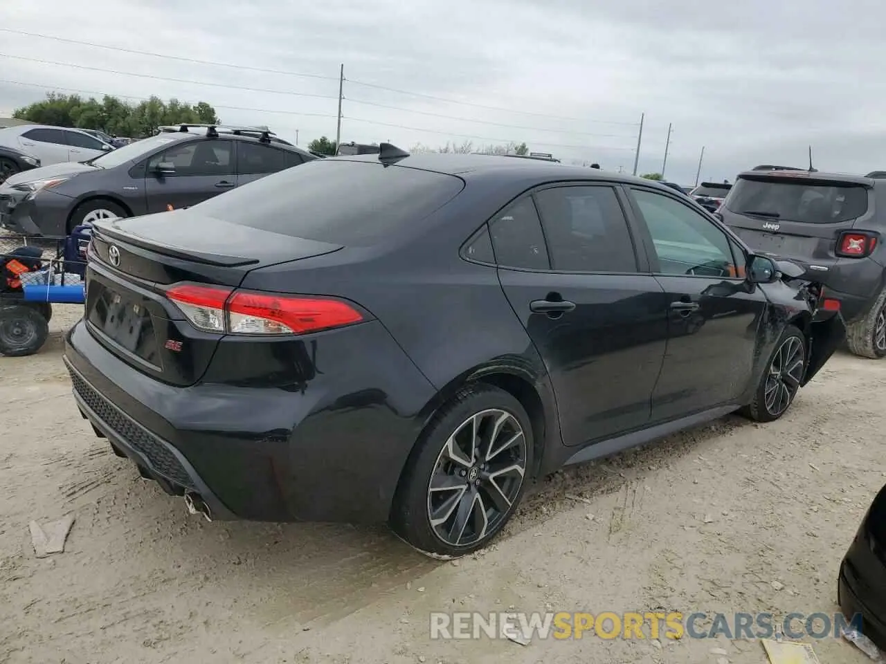3 Photograph of a damaged car JTDS4RCE4LJ004236 TOYOTA COROLLA 2020