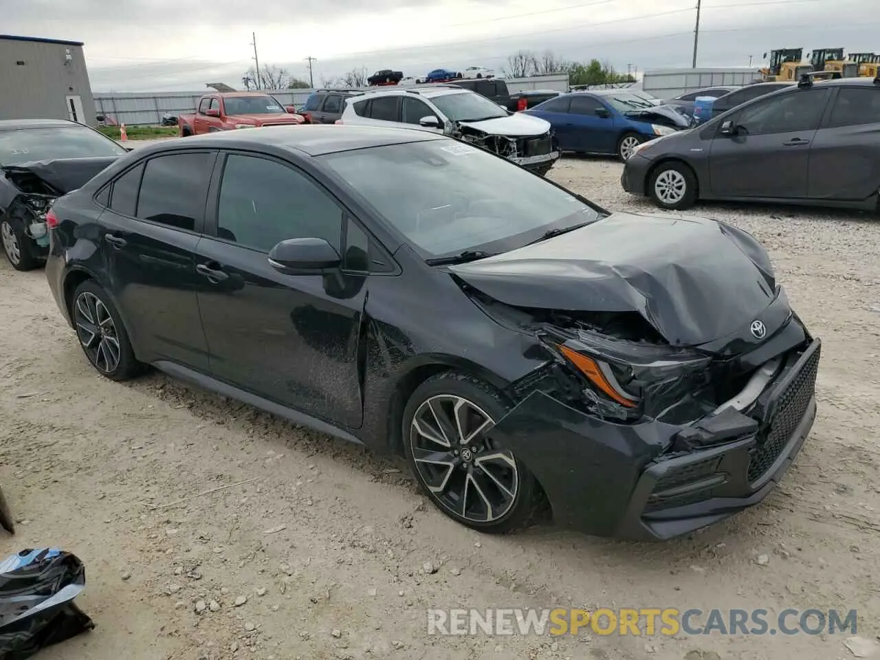 4 Photograph of a damaged car JTDS4RCE4LJ004236 TOYOTA COROLLA 2020