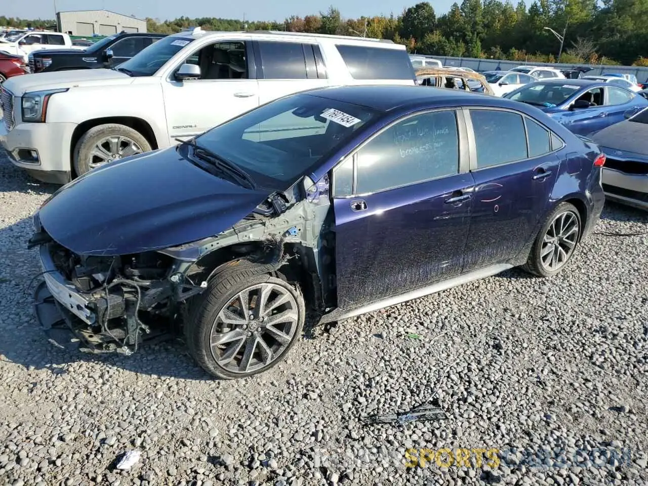 1 Photograph of a damaged car JTDS4RCE4LJ008920 TOYOTA COROLLA 2020