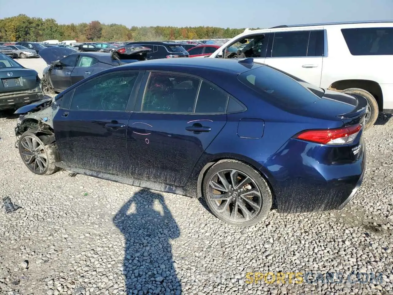 2 Photograph of a damaged car JTDS4RCE4LJ008920 TOYOTA COROLLA 2020