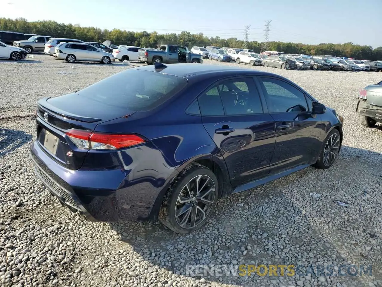 3 Photograph of a damaged car JTDS4RCE4LJ008920 TOYOTA COROLLA 2020