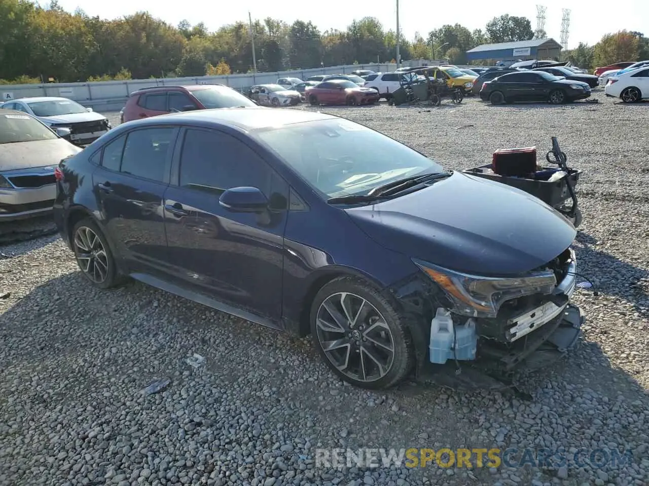 4 Photograph of a damaged car JTDS4RCE4LJ008920 TOYOTA COROLLA 2020