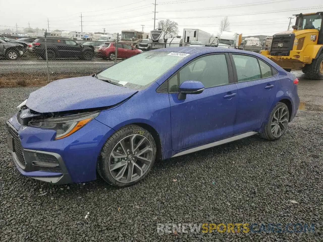 1 Photograph of a damaged car JTDS4RCE4LJ011025 TOYOTA COROLLA 2020