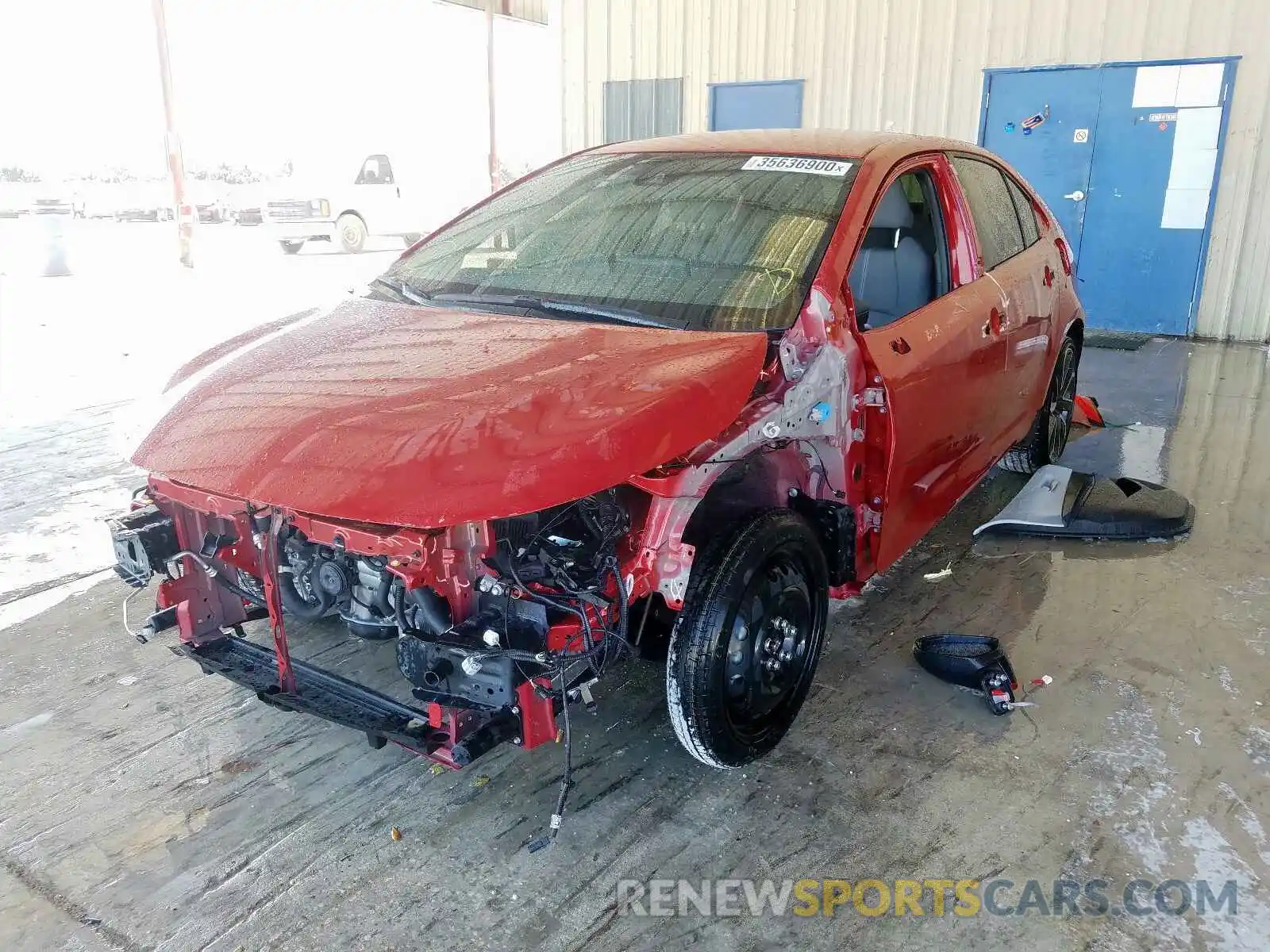 2 Photograph of a damaged car JTDS4RCE4LJ013342 TOYOTA COROLLA 2020