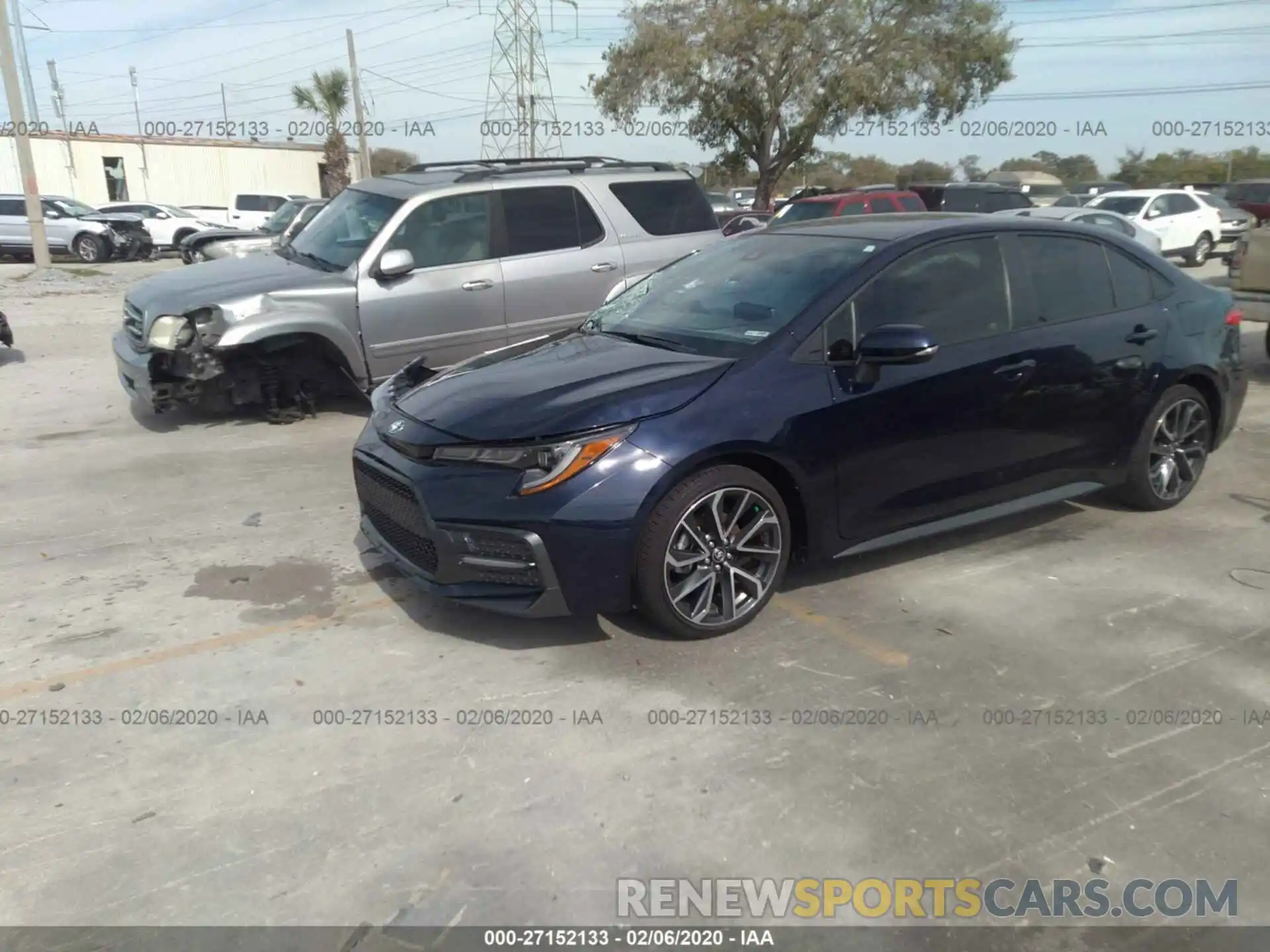 2 Photograph of a damaged car JTDS4RCE4LJ014538 TOYOTA COROLLA 2020