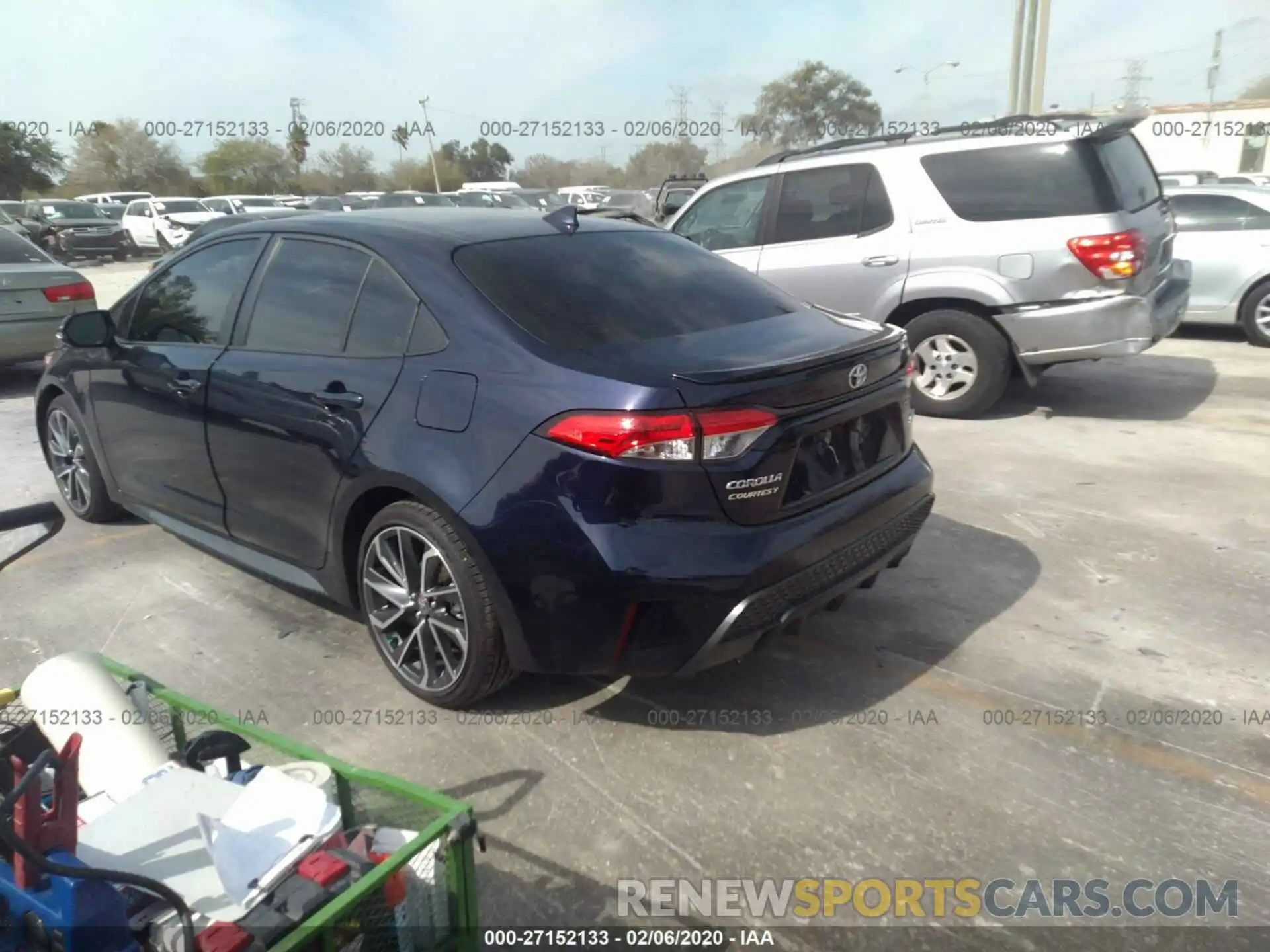 3 Photograph of a damaged car JTDS4RCE4LJ014538 TOYOTA COROLLA 2020