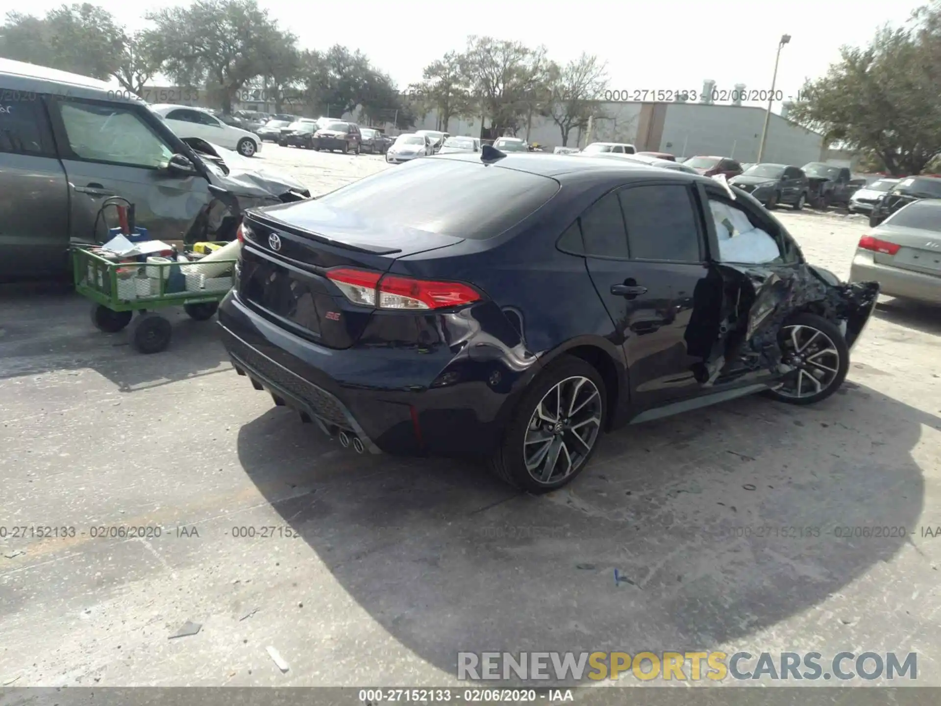 4 Photograph of a damaged car JTDS4RCE4LJ014538 TOYOTA COROLLA 2020