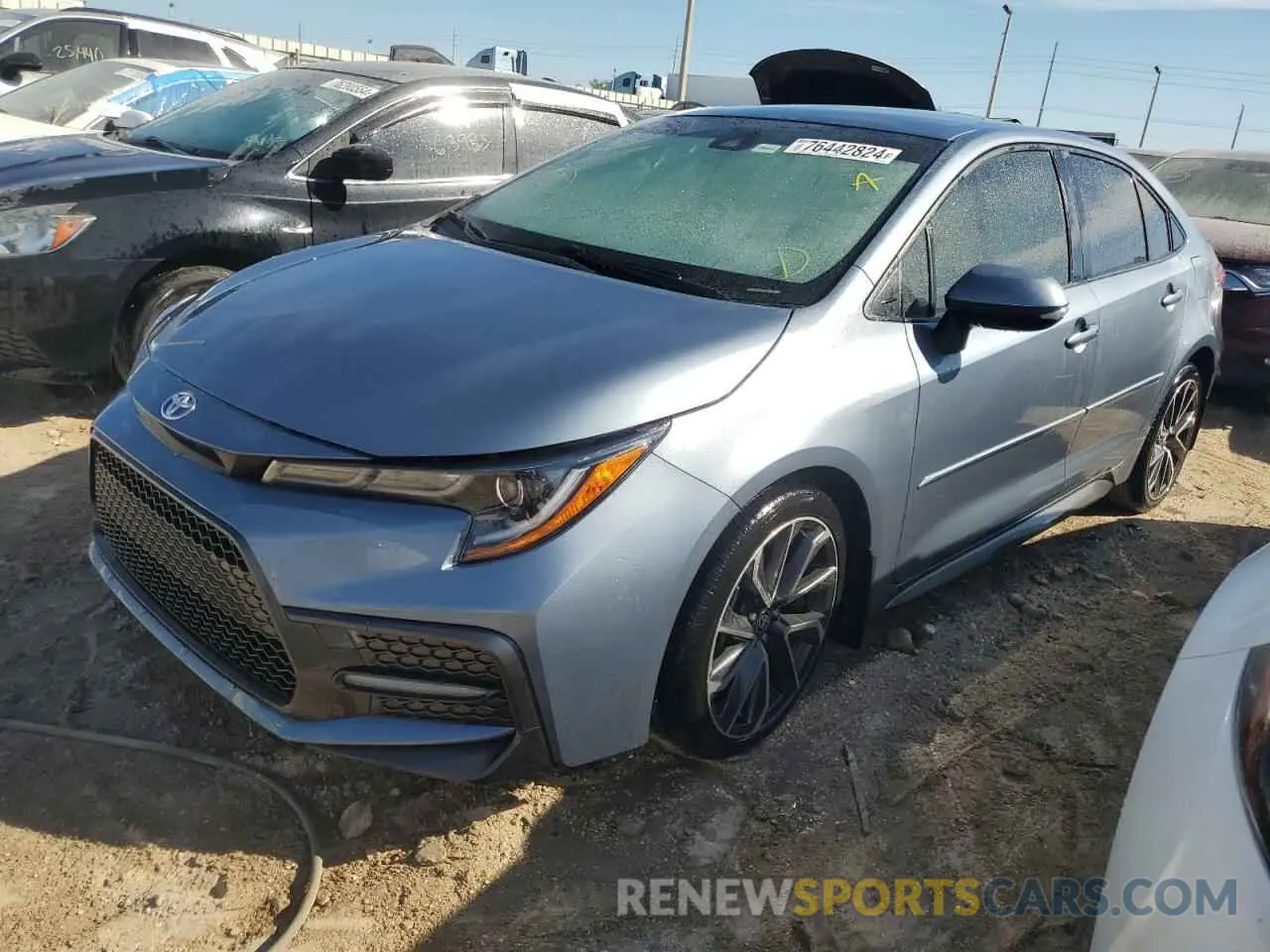 1 Photograph of a damaged car JTDS4RCE4LJ019139 TOYOTA COROLLA 2020