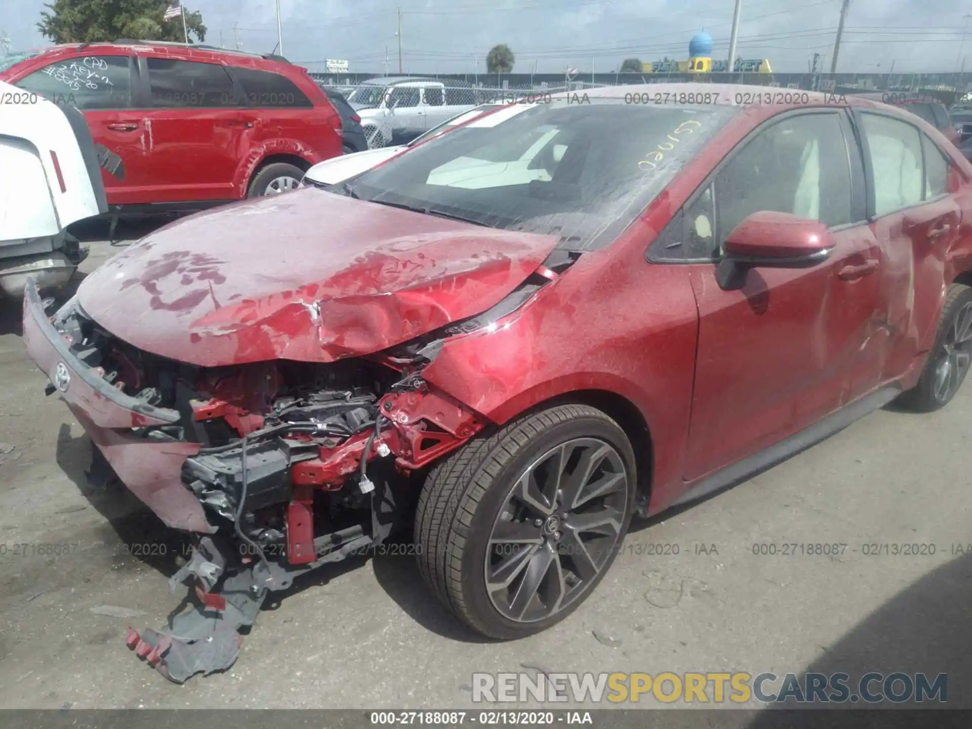 6 Photograph of a damaged car JTDS4RCE4LJ020159 TOYOTA COROLLA 2020