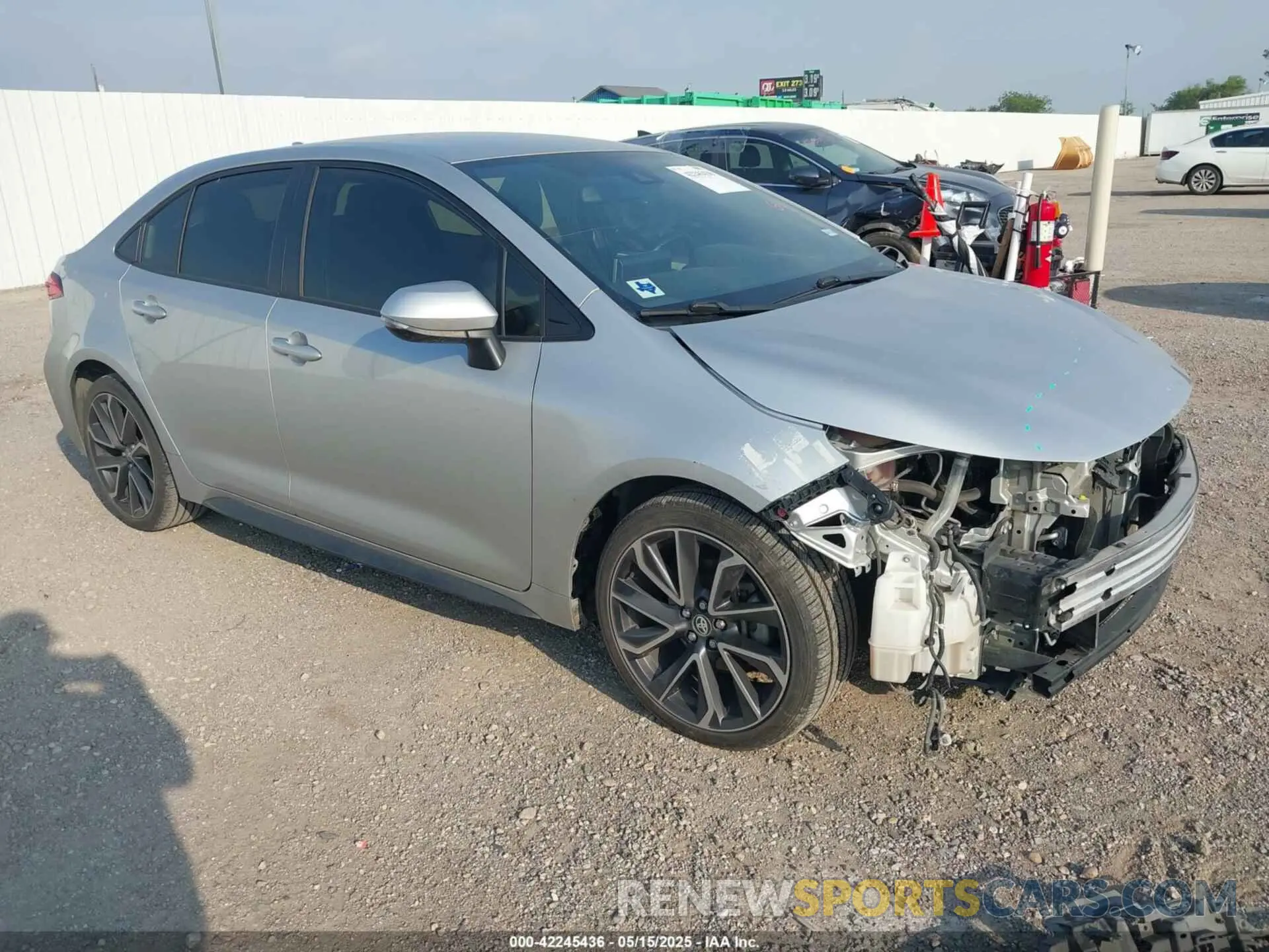 1 Photograph of a damaged car JTDS4RCE4LJ021330 TOYOTA COROLLA 2020