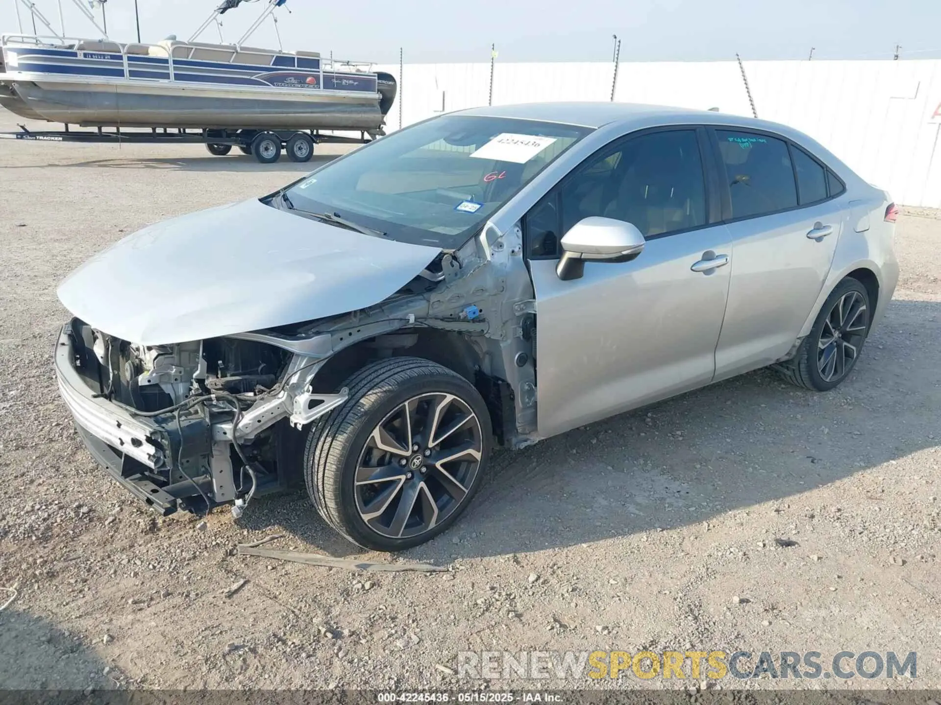2 Photograph of a damaged car JTDS4RCE4LJ021330 TOYOTA COROLLA 2020