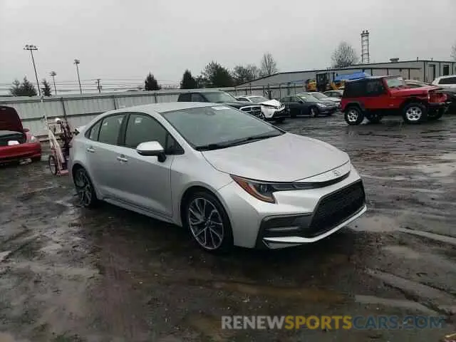10 Photograph of a damaged car JTDS4RCE4LJ021618 TOYOTA COROLLA 2020