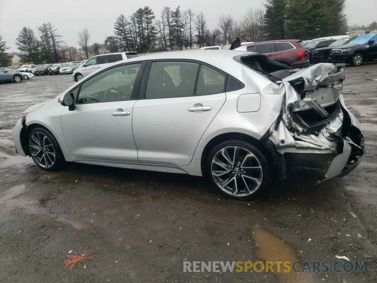 2 Photograph of a damaged car JTDS4RCE4LJ021618 TOYOTA COROLLA 2020