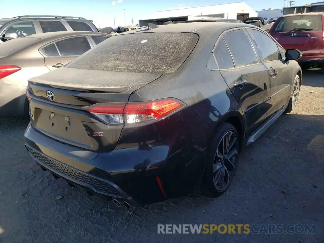 4 Photograph of a damaged car JTDS4RCE4LJ021845 TOYOTA COROLLA 2020