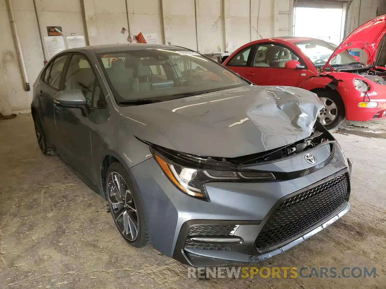 1 Photograph of a damaged car JTDS4RCE4LJ023465 TOYOTA COROLLA 2020