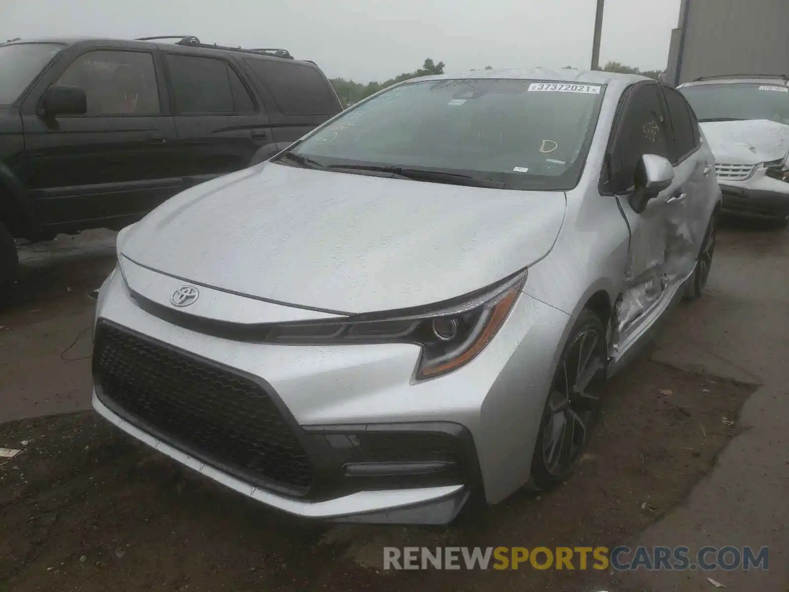 2 Photograph of a damaged car JTDS4RCE4LJ024650 TOYOTA COROLLA 2020