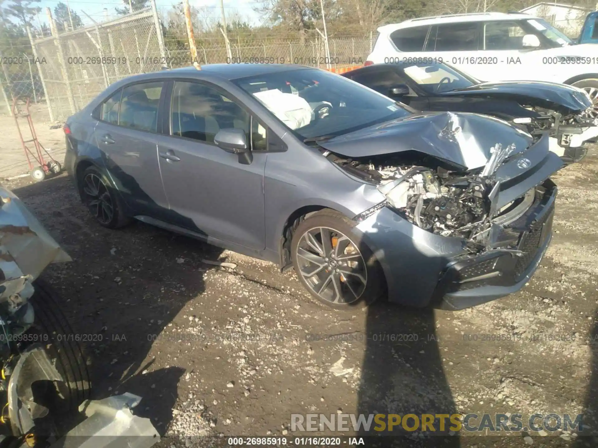 1 Photograph of a damaged car JTDS4RCE4LJ024678 TOYOTA COROLLA 2020