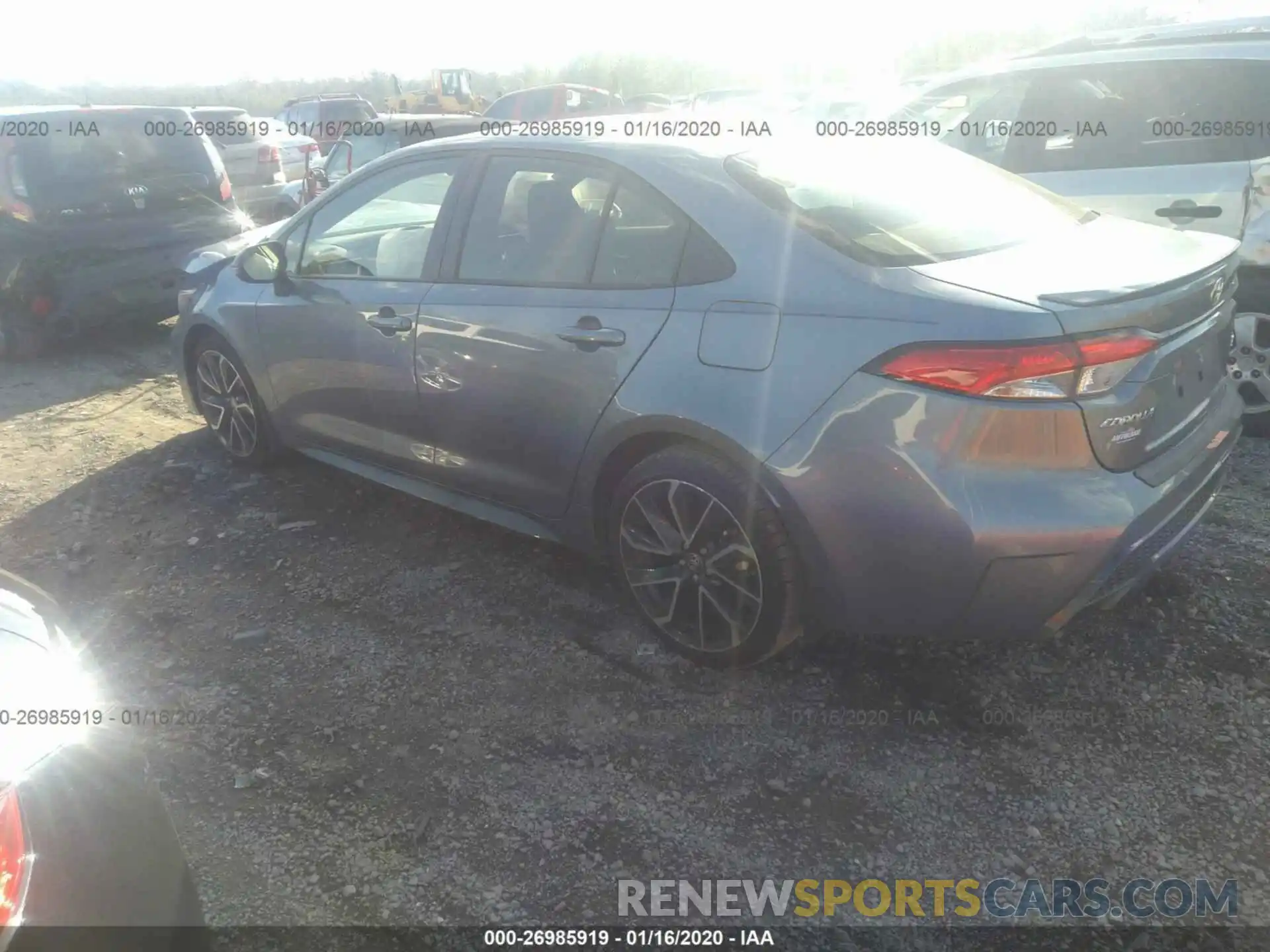 3 Photograph of a damaged car JTDS4RCE4LJ024678 TOYOTA COROLLA 2020