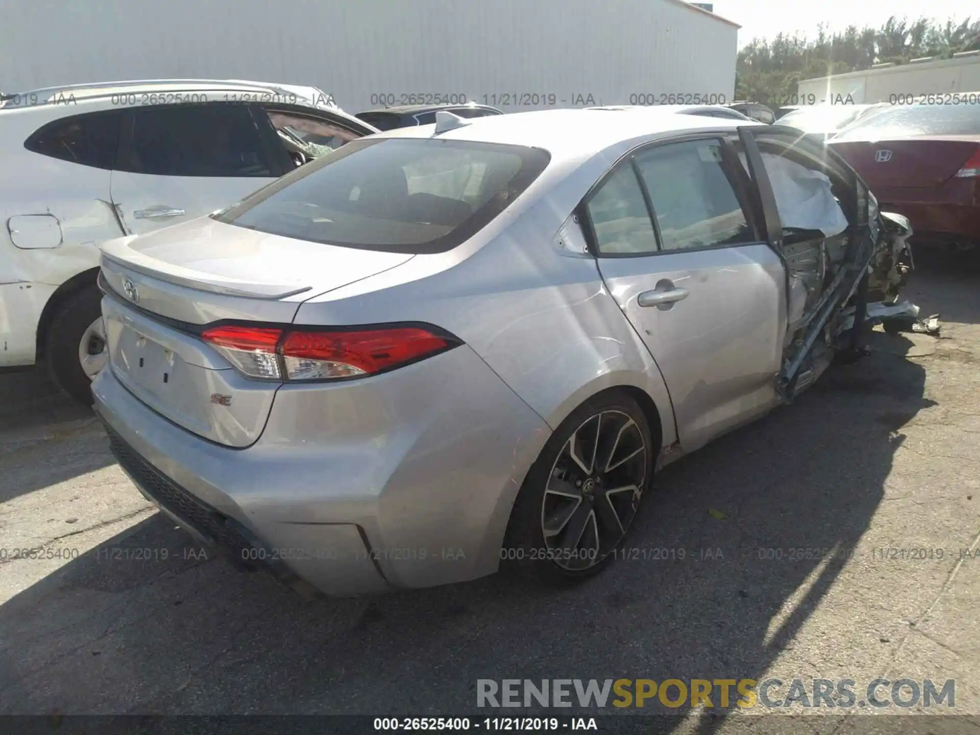 4 Photograph of a damaged car JTDS4RCE4LJ024955 TOYOTA COROLLA 2020