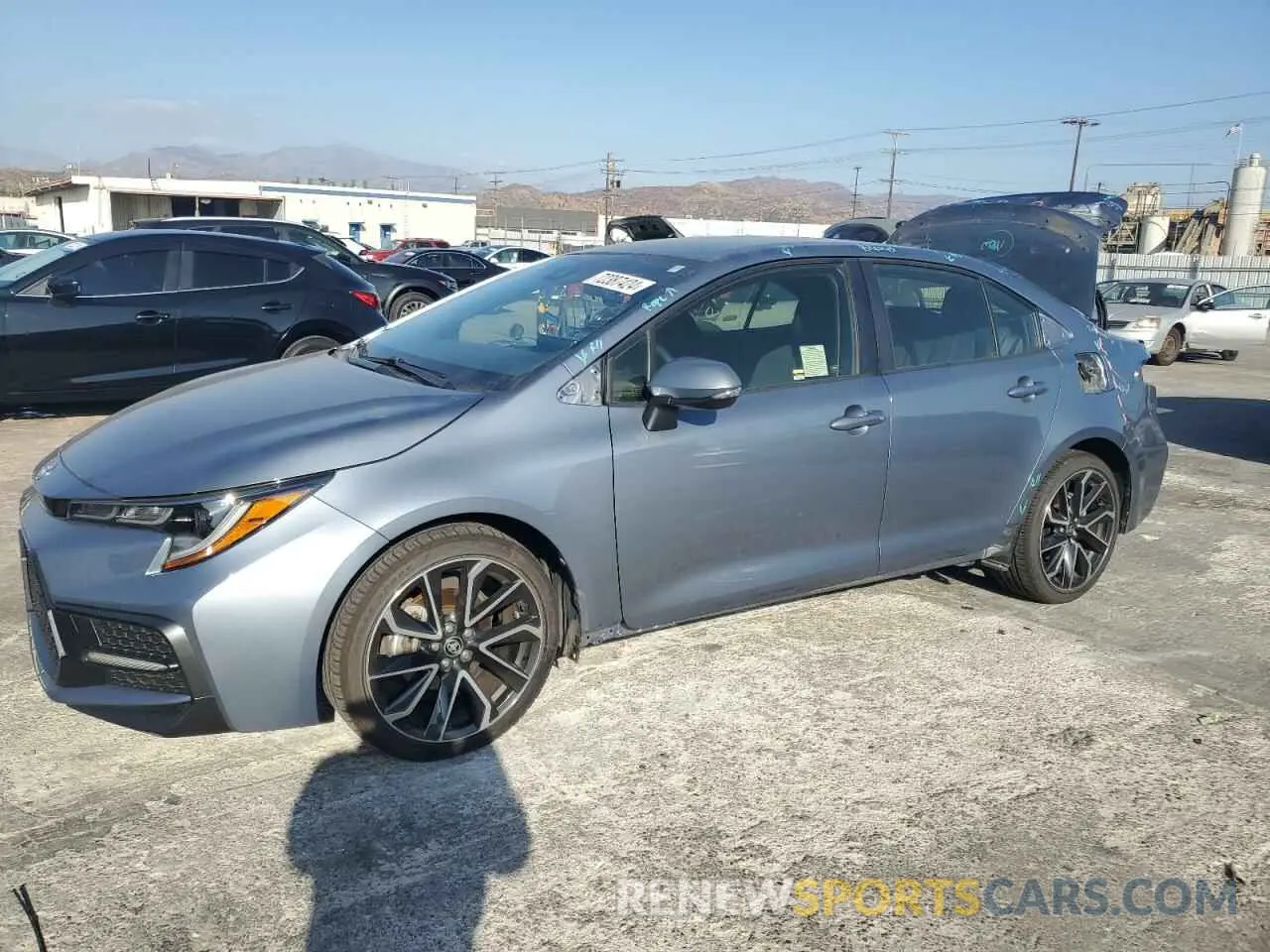 1 Photograph of a damaged car JTDS4RCE4LJ025121 TOYOTA COROLLA 2020