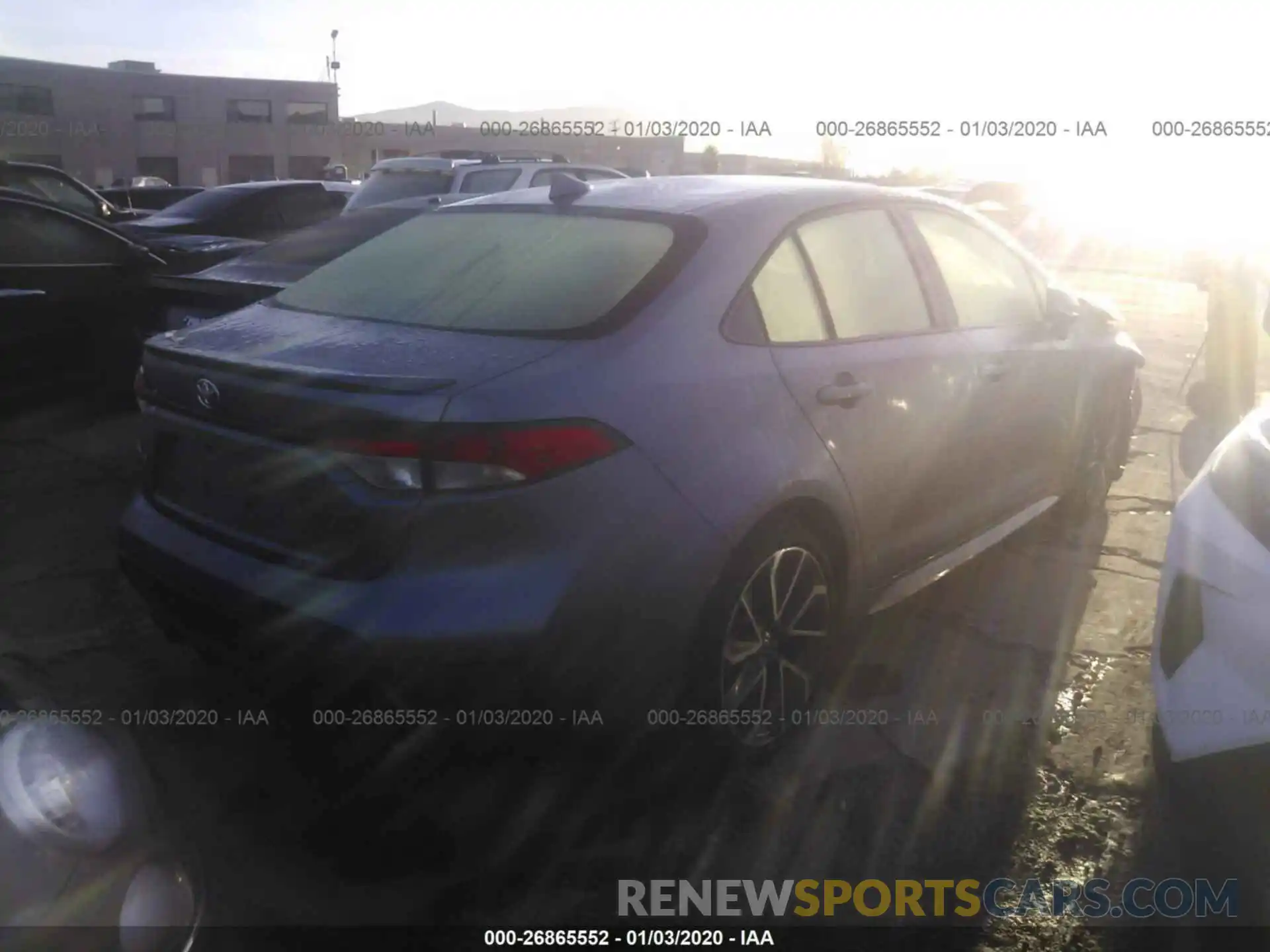 4 Photograph of a damaged car JTDS4RCE4LJ027421 TOYOTA COROLLA 2020