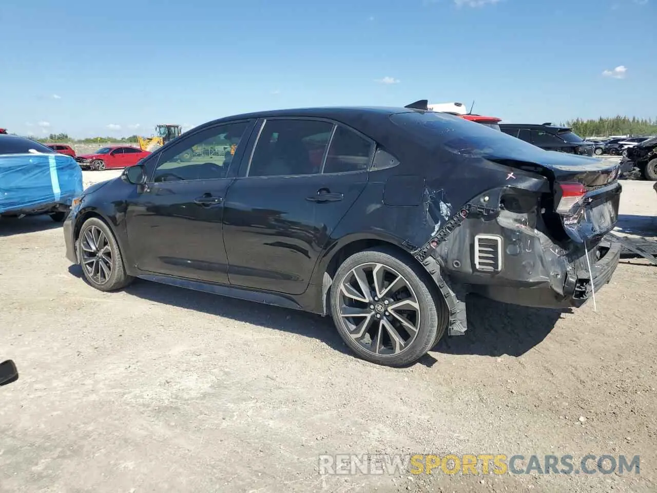 2 Photograph of a damaged car JTDS4RCE4LJ036880 TOYOTA COROLLA 2020