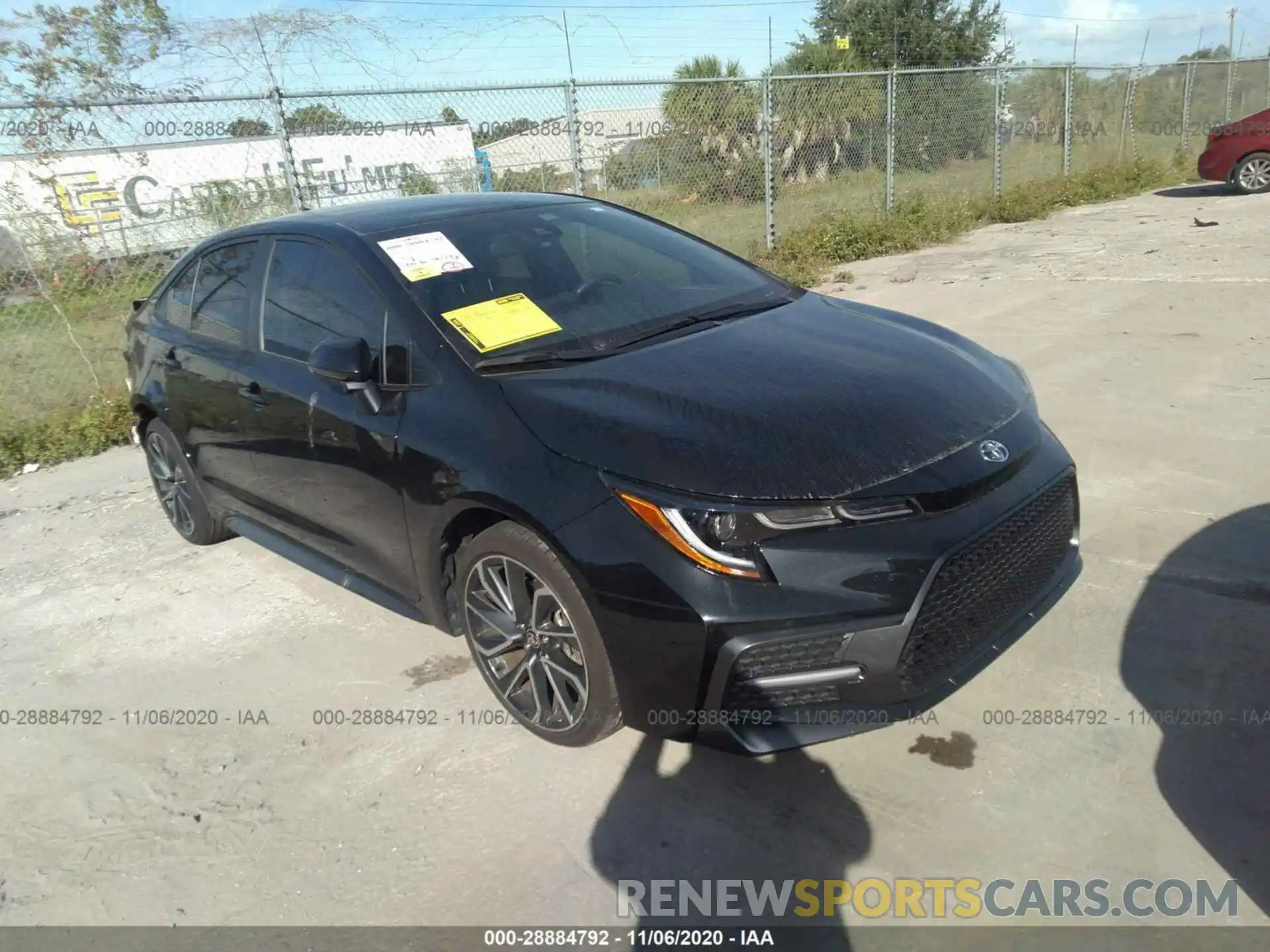 1 Photograph of a damaged car JTDS4RCE4LJ039567 TOYOTA COROLLA 2020