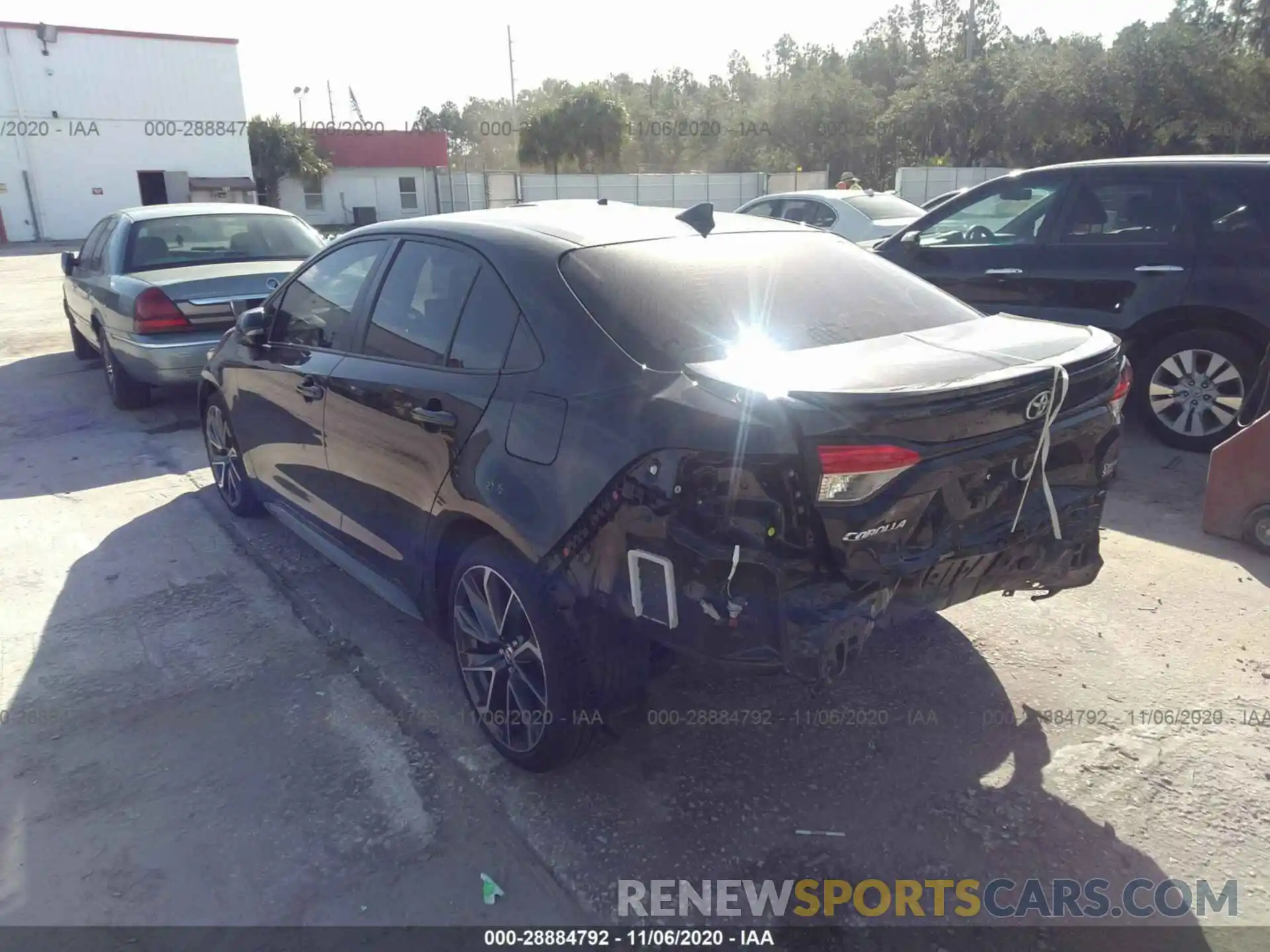 3 Photograph of a damaged car JTDS4RCE4LJ039567 TOYOTA COROLLA 2020