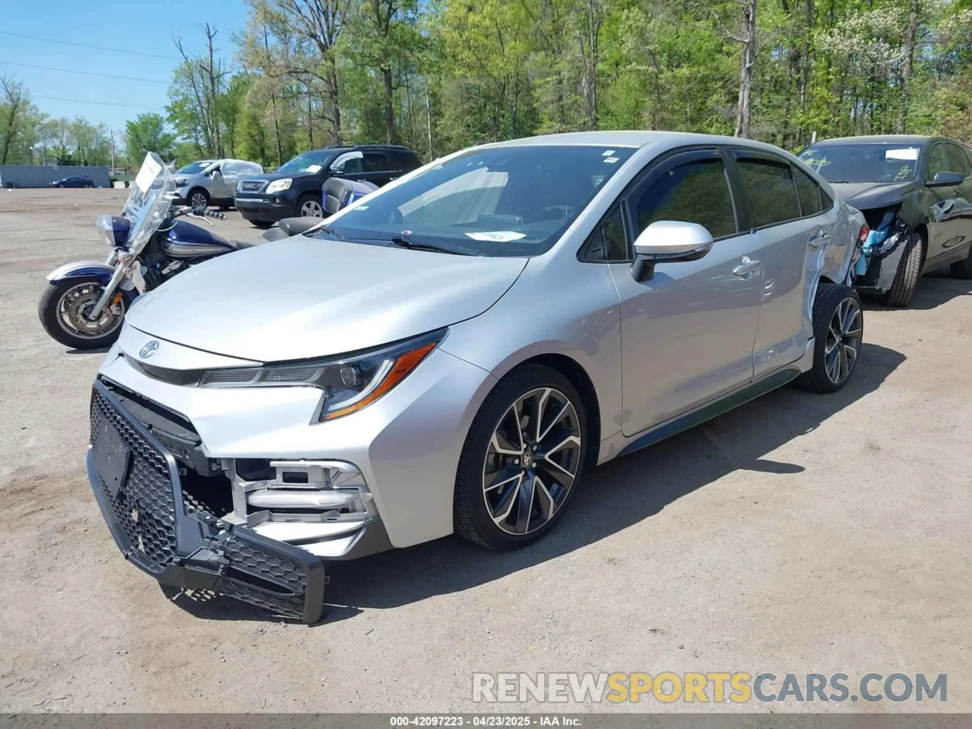 2 Photograph of a damaged car JTDS4RCE4LJ041772 TOYOTA COROLLA 2020